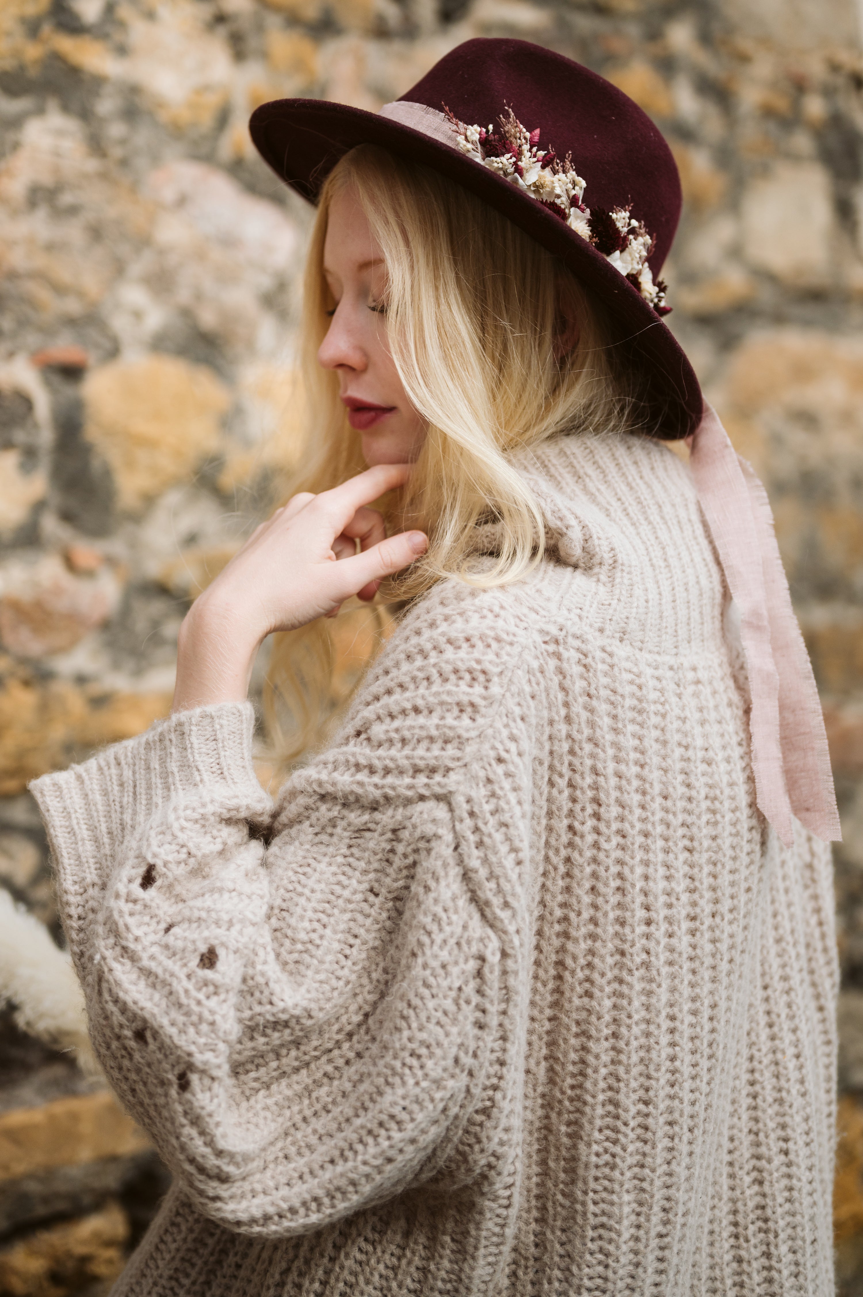 Chapeau Julianne Bordeaux - Bellemond