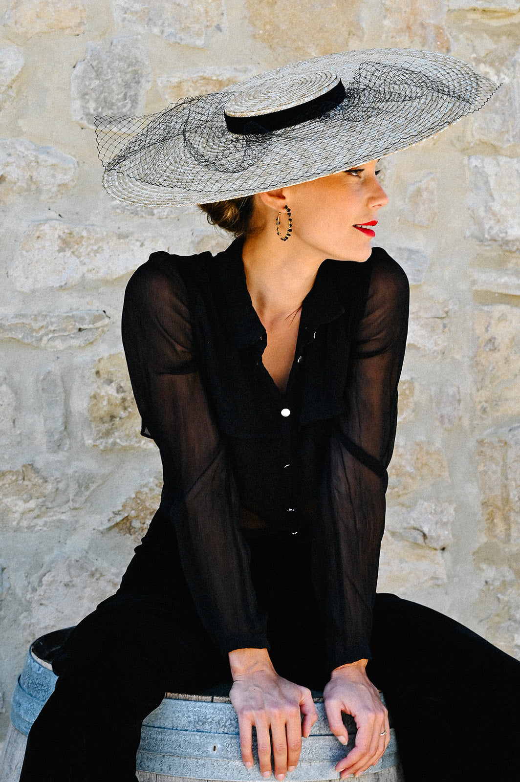 Capeline Coco Vintage noire - Bellemond