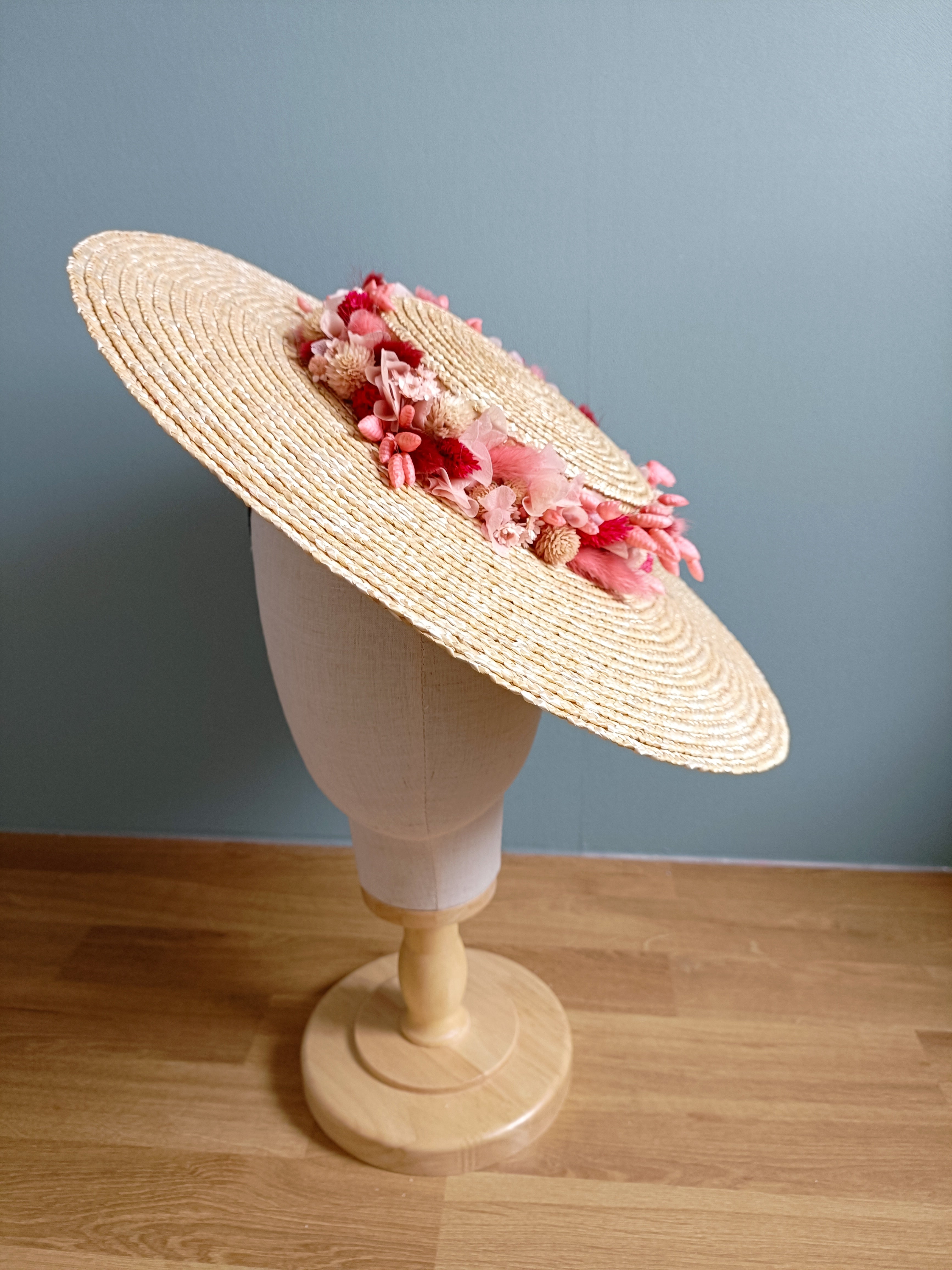 Capeline Rosaline sur un mannequin - Bellemond