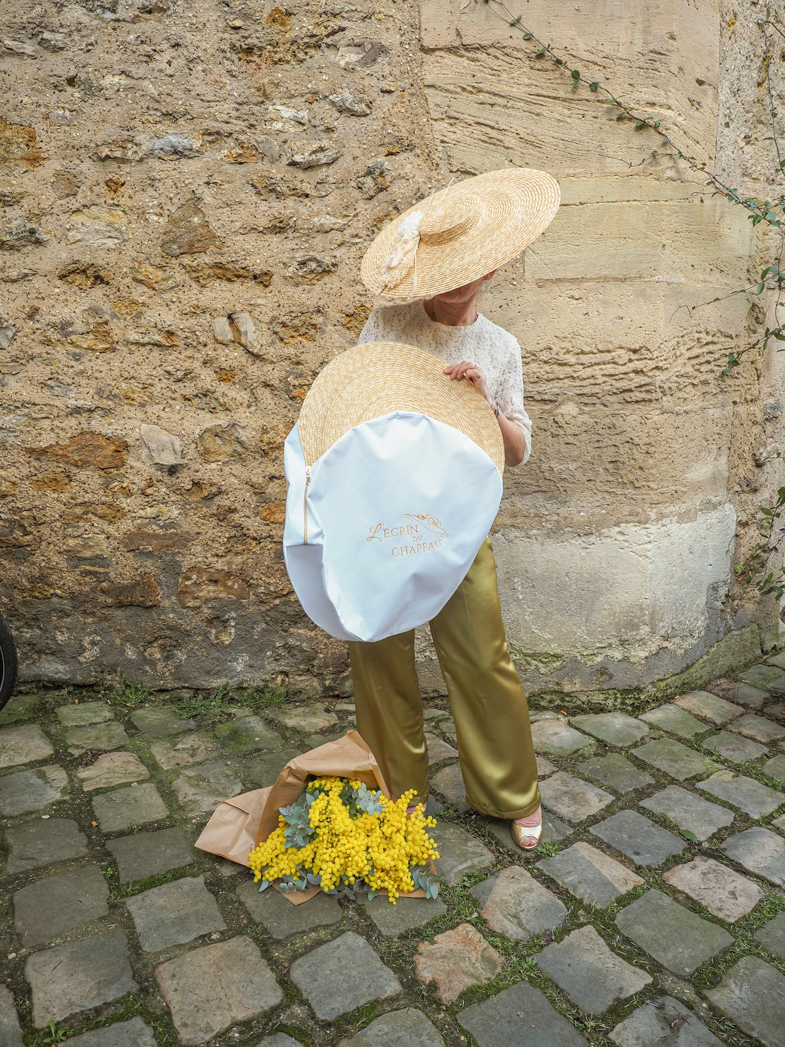 Image du produit housse de chapeau mis en scène - Produit créé par Bellemond