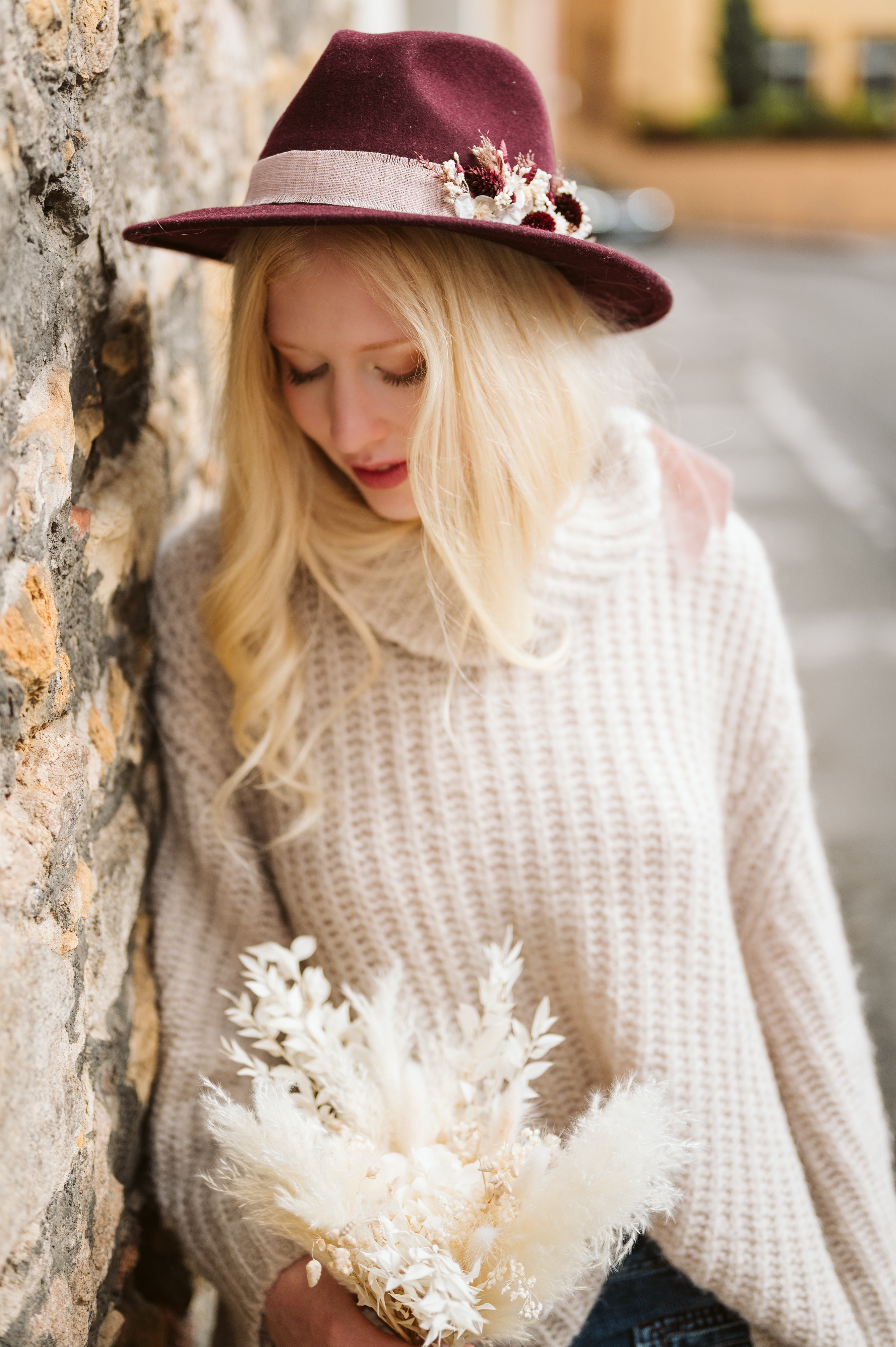 Chapeau Julianne bordeaux -Bellemond