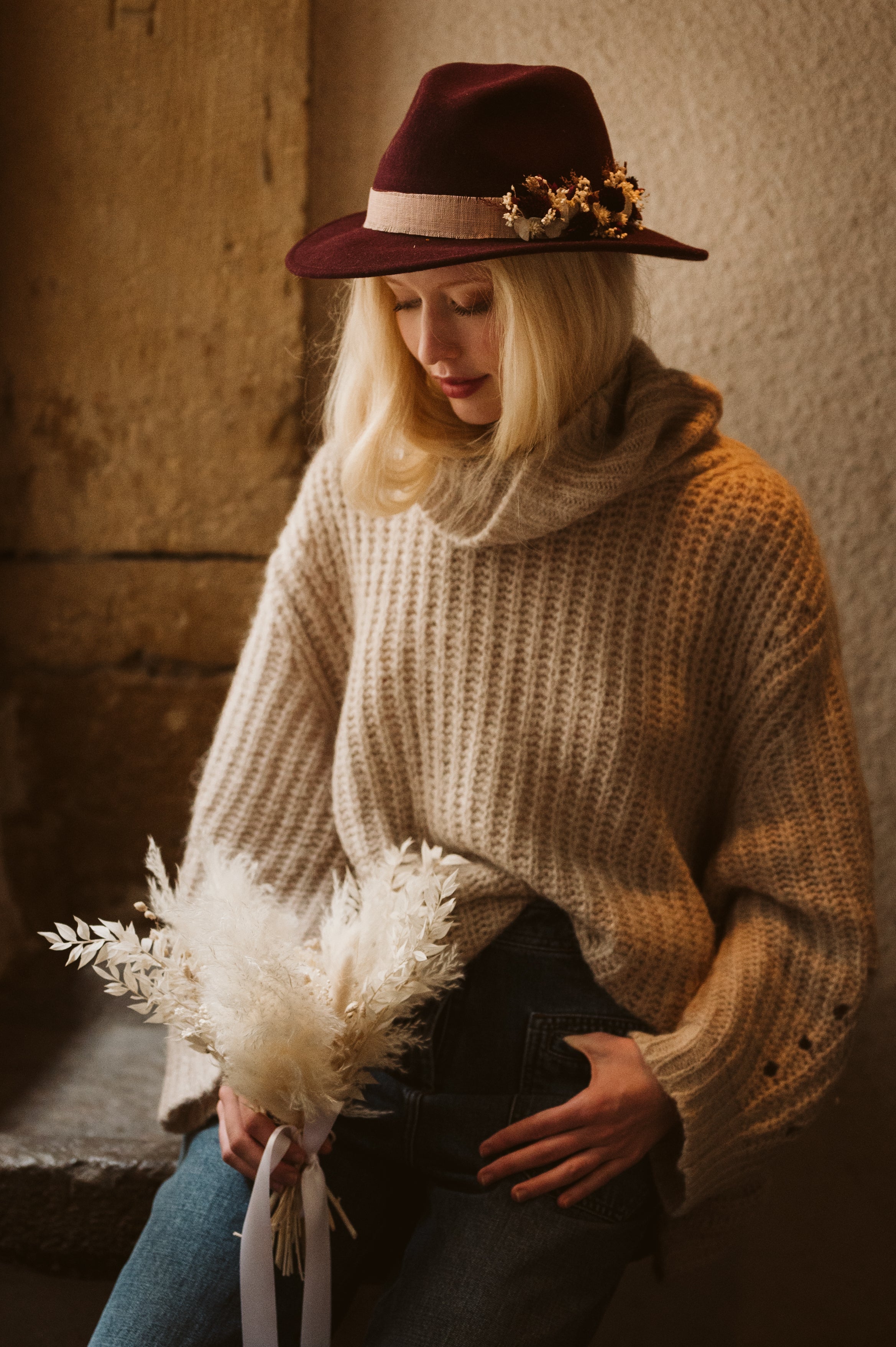 Chapeau Julianne porté sur une mannequin - Bellemond