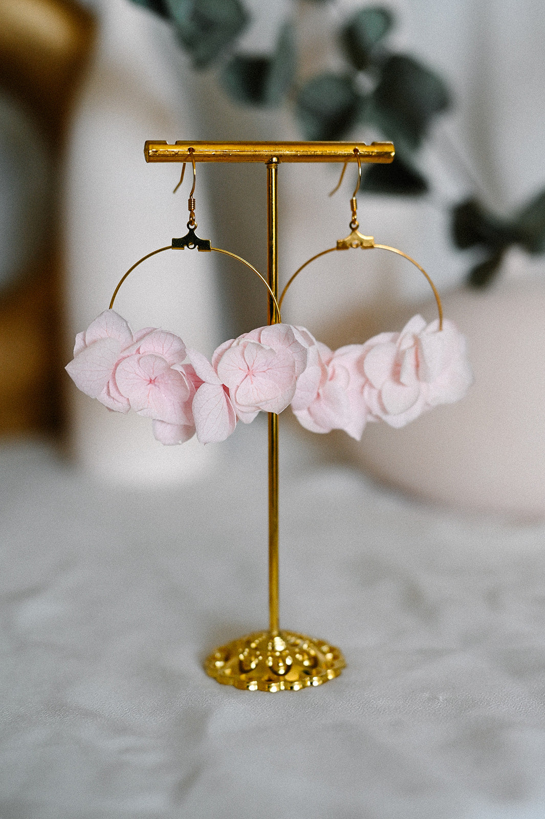 Boucles d'oreilles roses pâles - Bellemond
