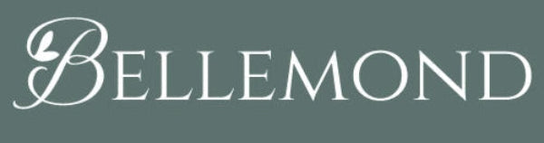 Logo du site web Bellemond avec le fond vert et les écritures blanches